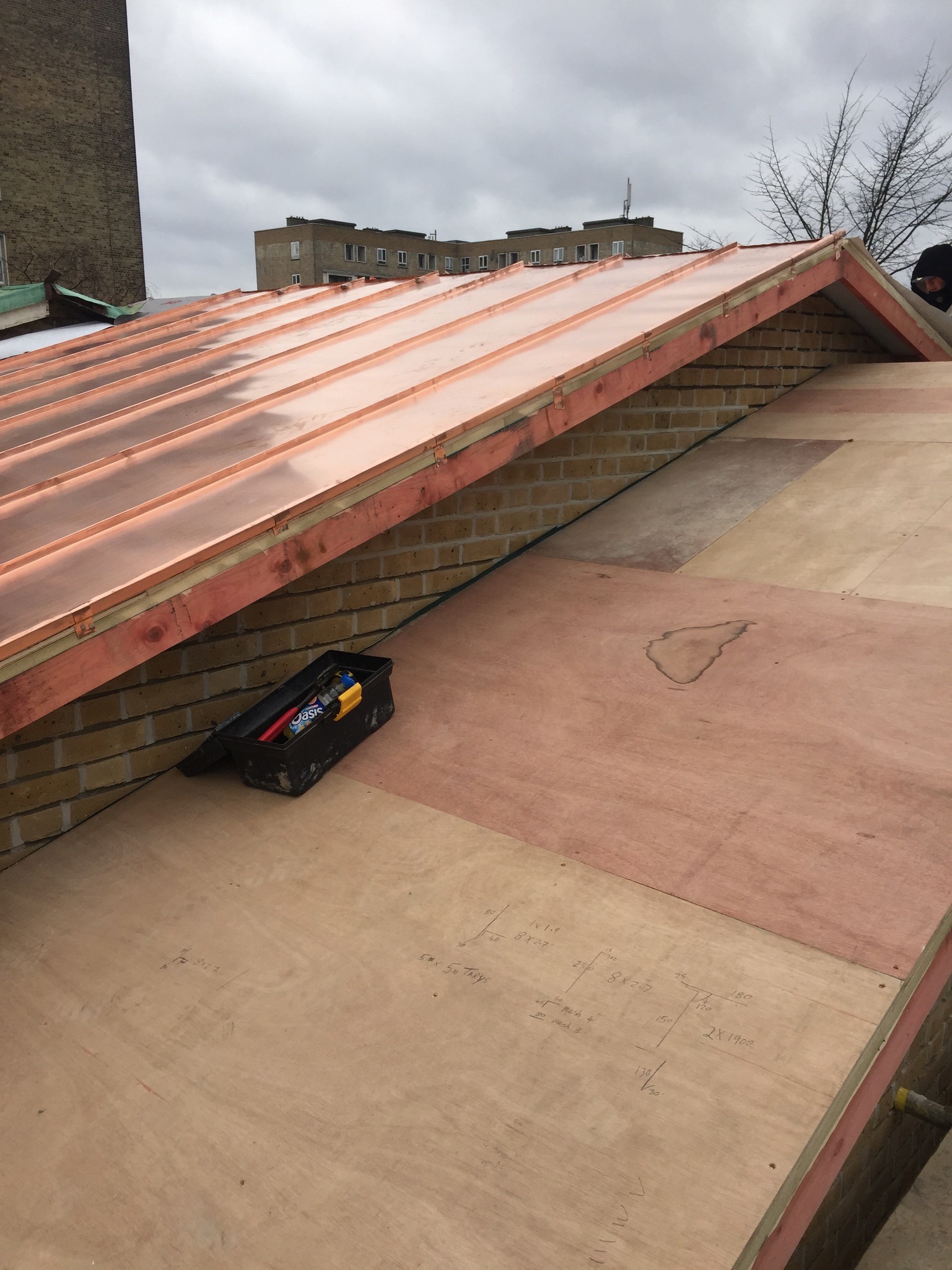 Copper roof