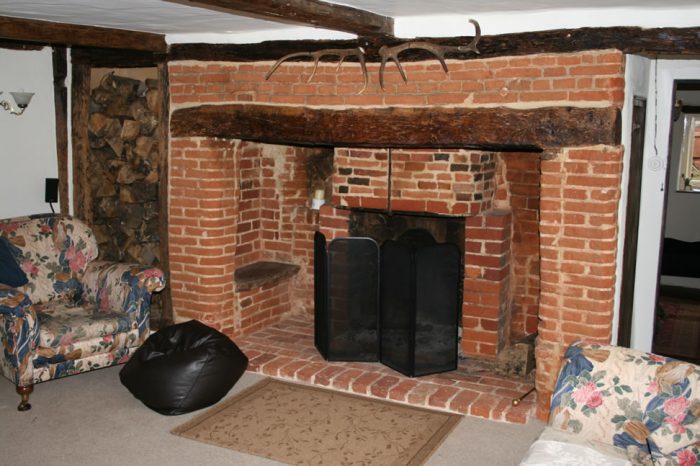 Inglenook fireplace restoration